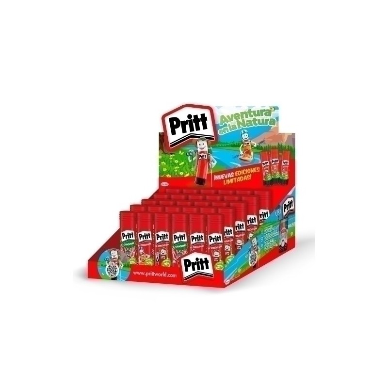 1661879-BARRA PEGAMENTO PRITT 43g EXPOS. 30 precio por 1 unidades