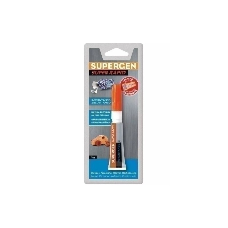 62603-00000-00-PEGAMENTO INST.SUPERGEN SUPER RAPID 3g precio por 12 unidades