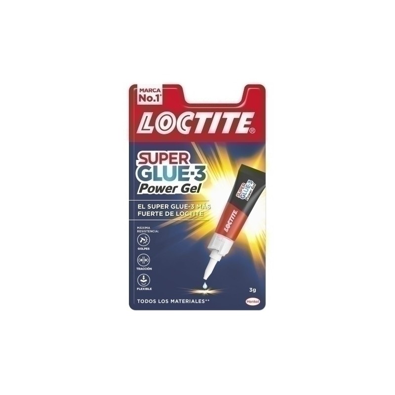 2640067-PEGAMENTO INST.SUPER GLUE-3 GEL  3g POW. precio por 12 unidades