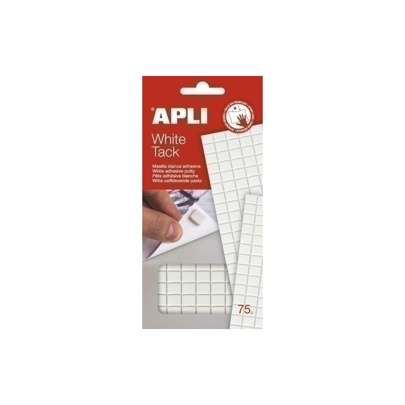 11803-MASILLA ADHESIVA APLI-TACK 75g BLCO.CUAR precio por 12 unidades