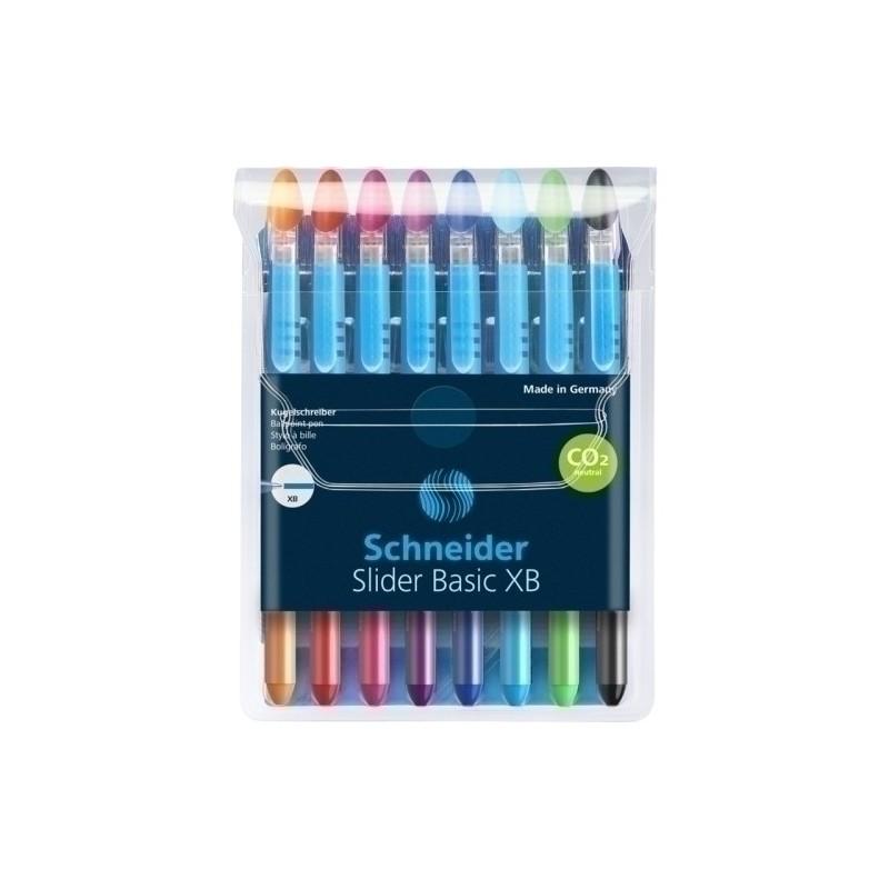 SH151298-BOLIGRAFO SCHNEIDER SLIDER BASIC XB E/8 precio por 1 unidades