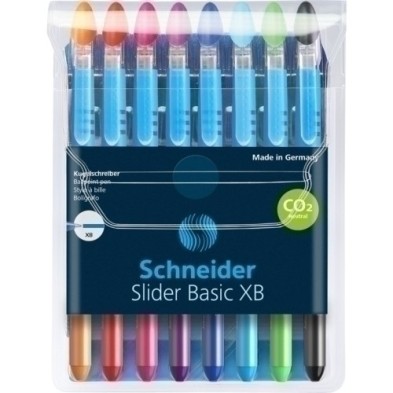 SH151298-BOLIGRAFO SCHNEIDER SLIDER BASIC XB E/8 precio por 1 unidades