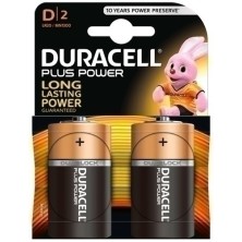 LR20 D PLUS-PILAS DURACELL D PLUS (MN1300-LR20) B/2 precio por 1 unidades