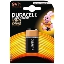 LR61 9V PLUS-PILAS DURACELL 9V PLUS(MN1604-6LR61) B/1 precio por 1 unidades