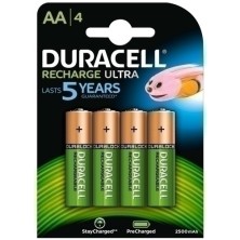 REC HR06 AA-PILAS DURACELL RECARGABLES DX1500 06 B/4 precio por 1 unidades