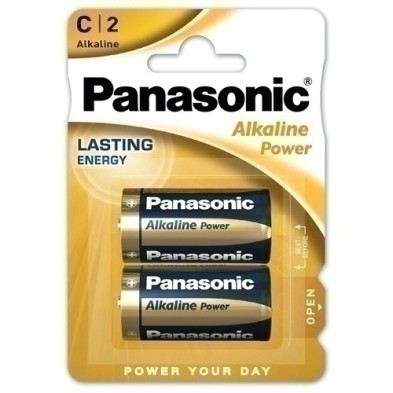LR14/2BP AP-PILAS PANASONIC ALKALINE LR14 B/2 precio por 1 unidades
