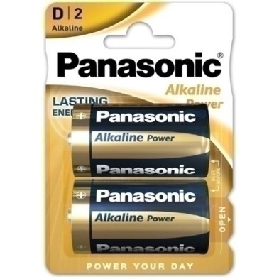 LR20/2BP AP-PILAS PANASONIC ALKALINE LR20 B/2 precio por 1 unidades