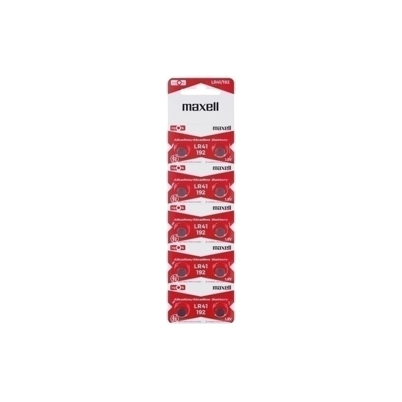 LR0041-B10 MXL-PILAS MAXELL MICRO LR0041W  1.5V BL.10 precio por 1 unidades