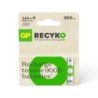 100AAAHC-CB4 GP-PILAS RECARGABLES GP 950 B/4 precio por 1 unidades