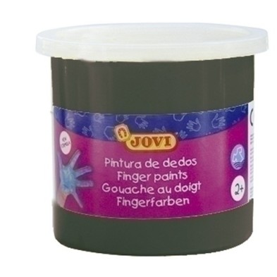 56030-PINTURA DEDOS JOVI 125 ml NEGRO precio por 5 unidades