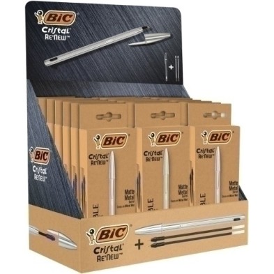501036-BOLIG.BIC CRISTAL RE´NEW METAL EXP.21 precio por 1 unidades