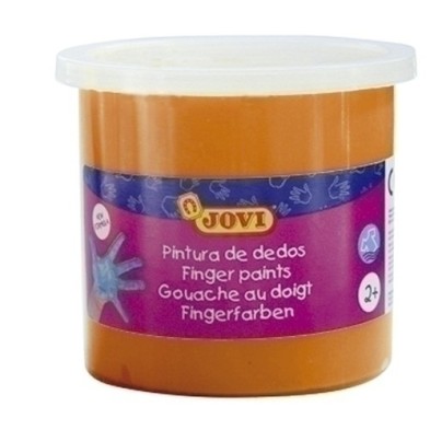 56006-PINTURA DEDOS JOVI 125 ml NARANJA precio por 5 unidades