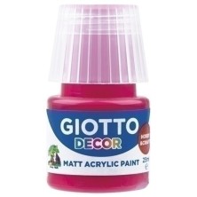 F538109-PINTURA ACRIL.GIOTTO 25 ml ROJO CARMIN precio por 6 unidades