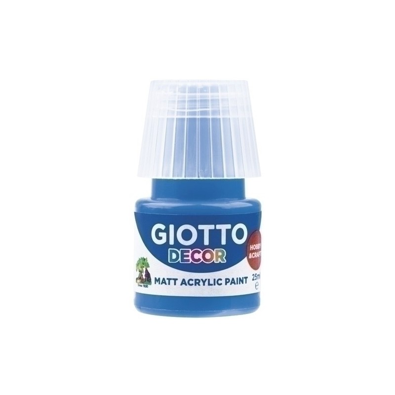 F538116-PINTURA ACRIL.GIOTTO 25 ml AZUL COBALTO precio por 6 unidades
