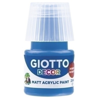 F538116-PINTURA ACRIL.GIOTTO 25 ml AZUL COBALTO precio por 6 unidades