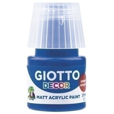 F538117-PINTURA ACRIL.GIOTTO 25 ml AZUL ULTRAMAR precio por 6 unidades