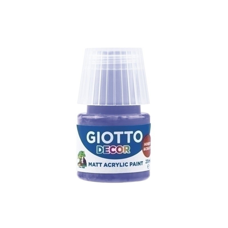 F538119-PINTURA ACRIL.GIOTTO 25 ml VIOLETA precio por 6 unidades