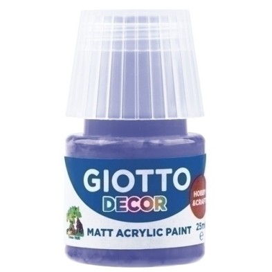 F538119-PINTURA ACRIL.GIOTTO 25 ml VIOLETA precio por 6 unidades