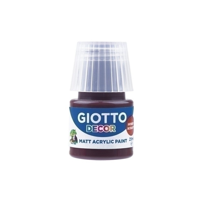 F538122-PINTURA ACRIL.GIOTTO 25 ml SEPIA precio por 6 unidades