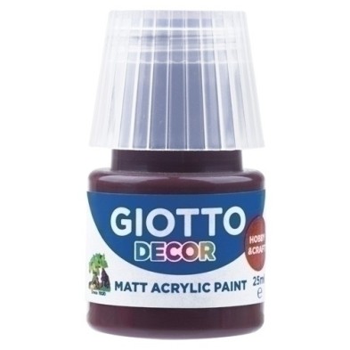 F538122-PINTURA ACRIL.GIOTTO 25 ml SEPIA precio por 6 unidades
