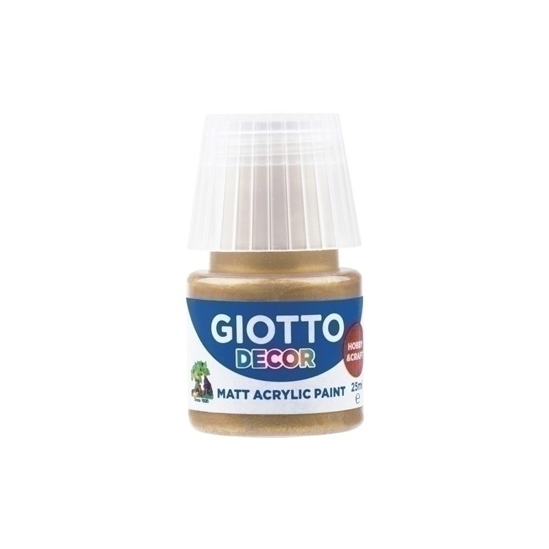 F538149-PINTURA ACRIL.GIOTTO 25 ml ORO precio por 6 unidades