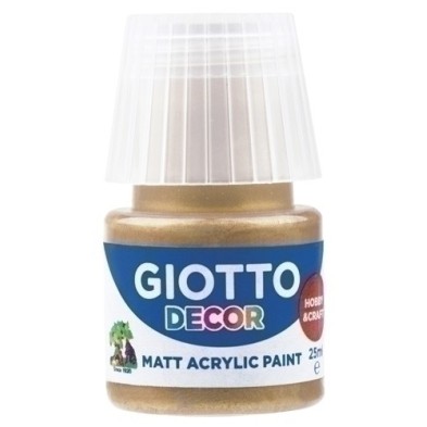 F538149-PINTURA ACRIL.GIOTTO 25 ml ORO precio por 6 unidades