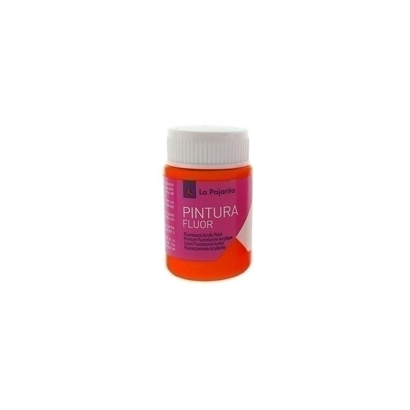 116622-PINT. ACRILICA PAJARITA 35 ml FL. NARANJ precio por 6 unidades