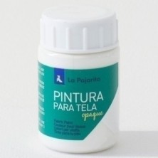 206522-PINTURA TELA PAJARITA 35 ml TO-01 BLANCO precio por 6 unidades