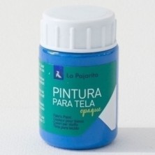 206822-PINTURA TELA PAJARITA 35 ml TO-10 CYAN precio por 6 unidades