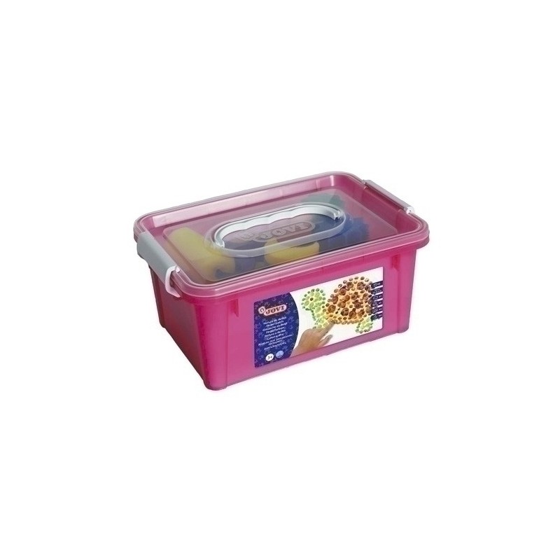566-PINTURA DEDOS JOVI SET+ESPONJAS+PLANTIL precio por 1 unidades