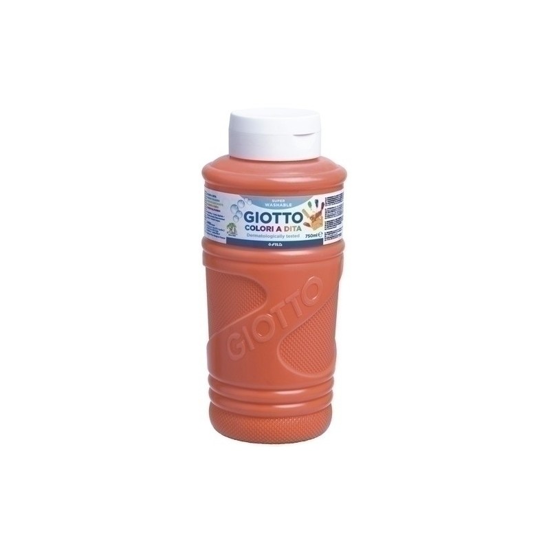 F472905-PINTURA DEDOS GIOTTO 750 ml NARANJA precio por 1 unidades