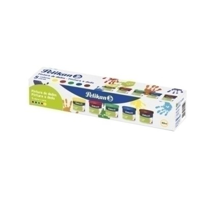 100435939-PINTURA DEDOS PELIKAN CD/40S 40 ml SET 5 precio por 1 unidades