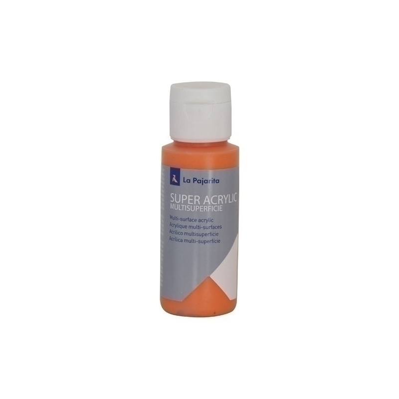 178076-PINTURA ACRIL.PAJARITA 60 ml NARANJ.A-07 precio por 6 unidades