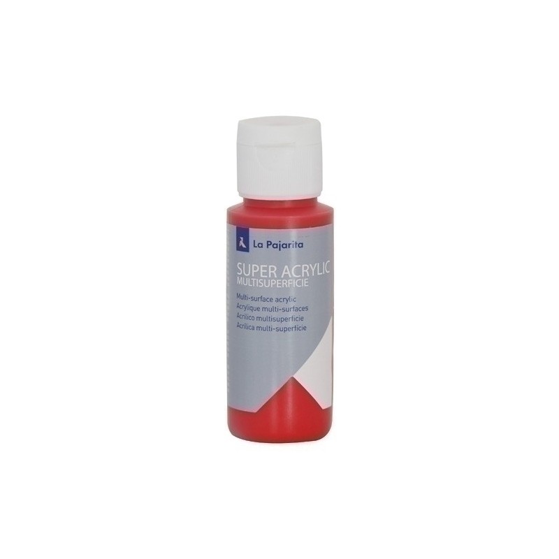 178176-PINTURA ACRIL.PAJARITA 60 ml ROJO A-08 precio por 6 unidades