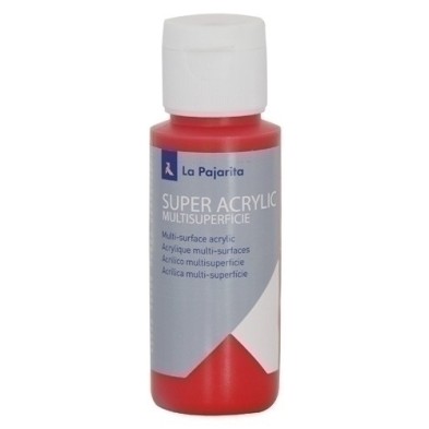 178176-PINTURA ACRIL.PAJARITA 60 ml ROJO A-08 precio por 6 unidades