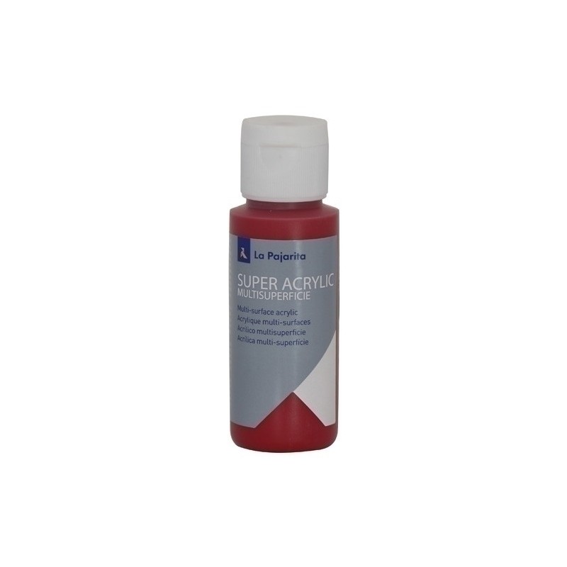 178276-PINTURA ACRIL.PAJARITA 60 ml CARMIN A-09 precio por 6 unidades