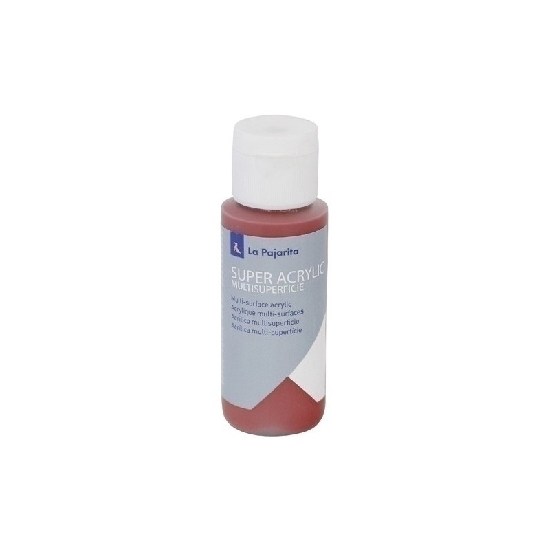 180076-PINTURA ACRIL.PAJARITA 60 ml OX.ROJ.A-27 precio por 6 unidades