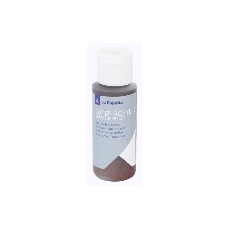180176-PINTURA ACRIL.PAJARITA 60 ml CHOCOL.A-28 precio por 6 unidades