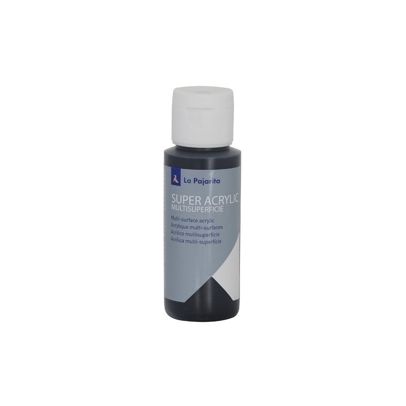 181976-PINTURA ACRIL.PAJARITA 60 ml NEGRO A-45 precio por 6 unidades