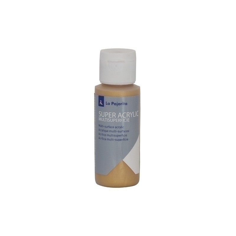 182076-PINTURA ACRIL.PAJARITA 60 ml ORO RC.A-46 precio por 6 unidades