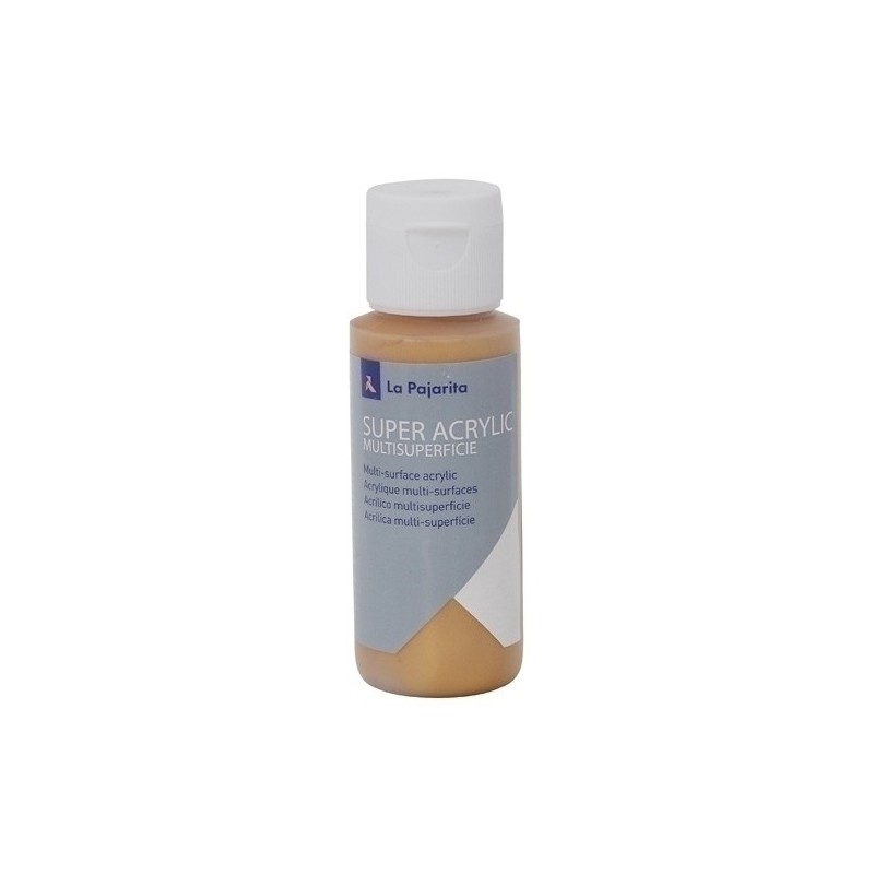 182176-PINTURA ACRIL.PAJARITA 60 ml ORO RL.A-47 precio por 6 unidades