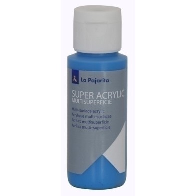 198376-PINTURA ACRIL.PAJARITA 60 ml CYAN A-64 precio por 6 unidades