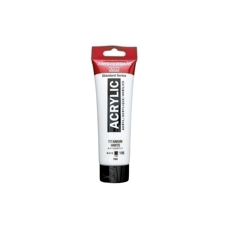 17091052-PINTURA ACRIL.AMSTERDAM 120 ml BLANCO precio por 3 unidades