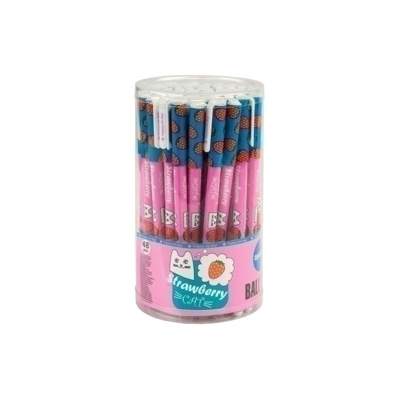 83995-BOLIG. CENTRUM STRAWBERRY CAT B/48 precio por 1 unidades