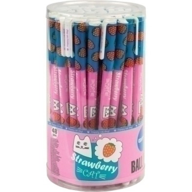 83995-BOLIG. CENTRUM STRAWBERRY CAT B/48 precio por 1 unidades