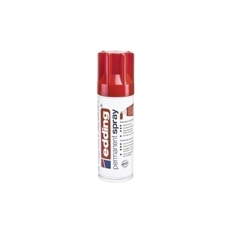 5200952-PINTURA ACRIL.EDDING 200 ml ROJO TRAFICO precio por 1 unidades