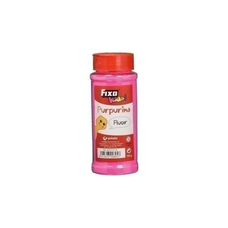 00039154-PURPURINA FIXO FLUOR 100 GR. FUCSIA precio por 6 unidades