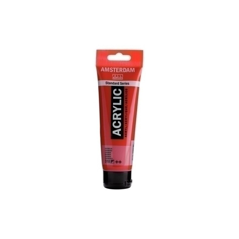 17093182-PINTURA ACRIL.AMSTERDAM 120 ml CARMIN precio por 3 unidades