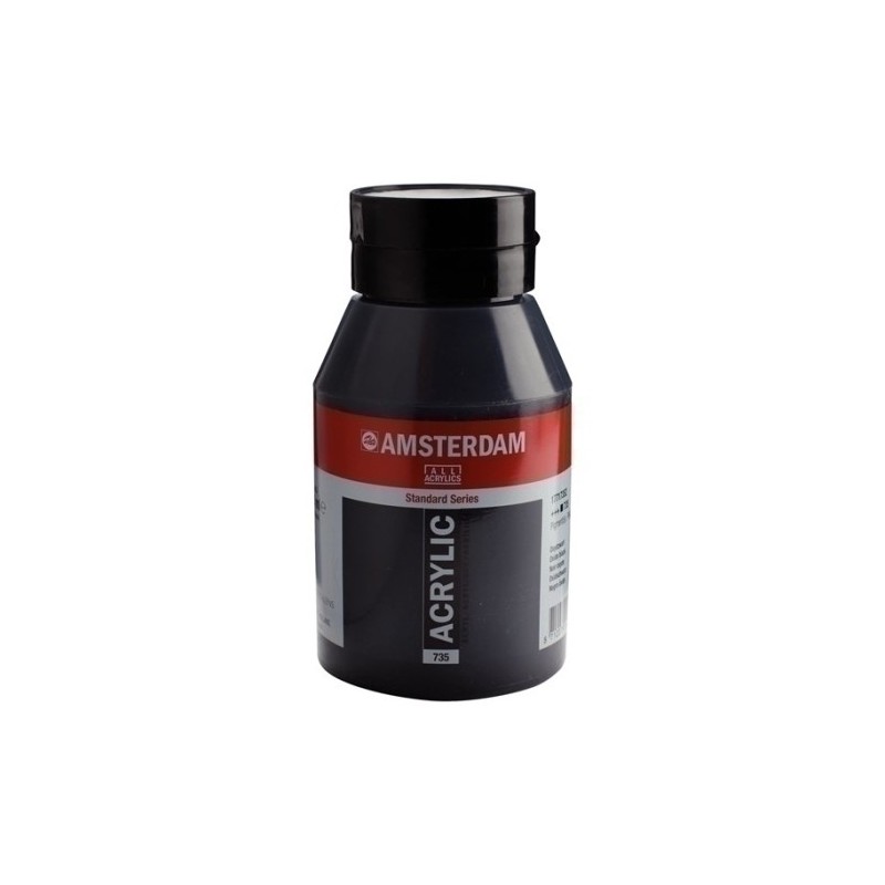 17717352-PINTURA ACRIL.AMSTERDAM 1000 ml NEGRO OX precio por 1 unidades