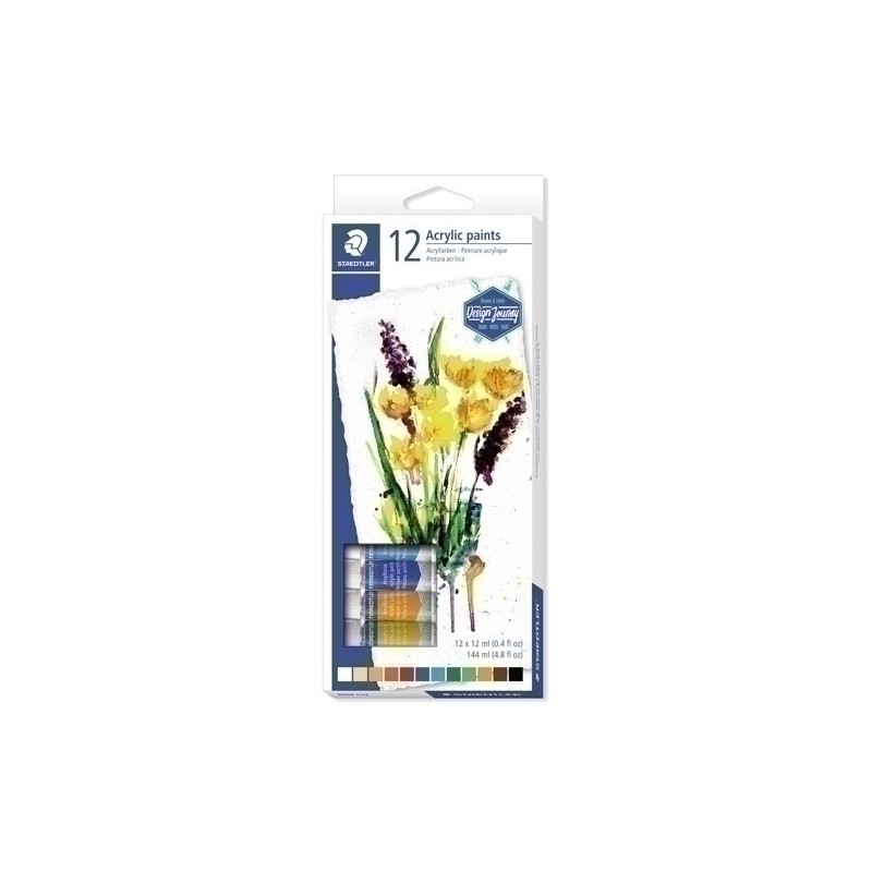 8500 C12-PINTURA ACRIL.STAEDTLER 8500 12 ml E.12 precio por 1 unidades